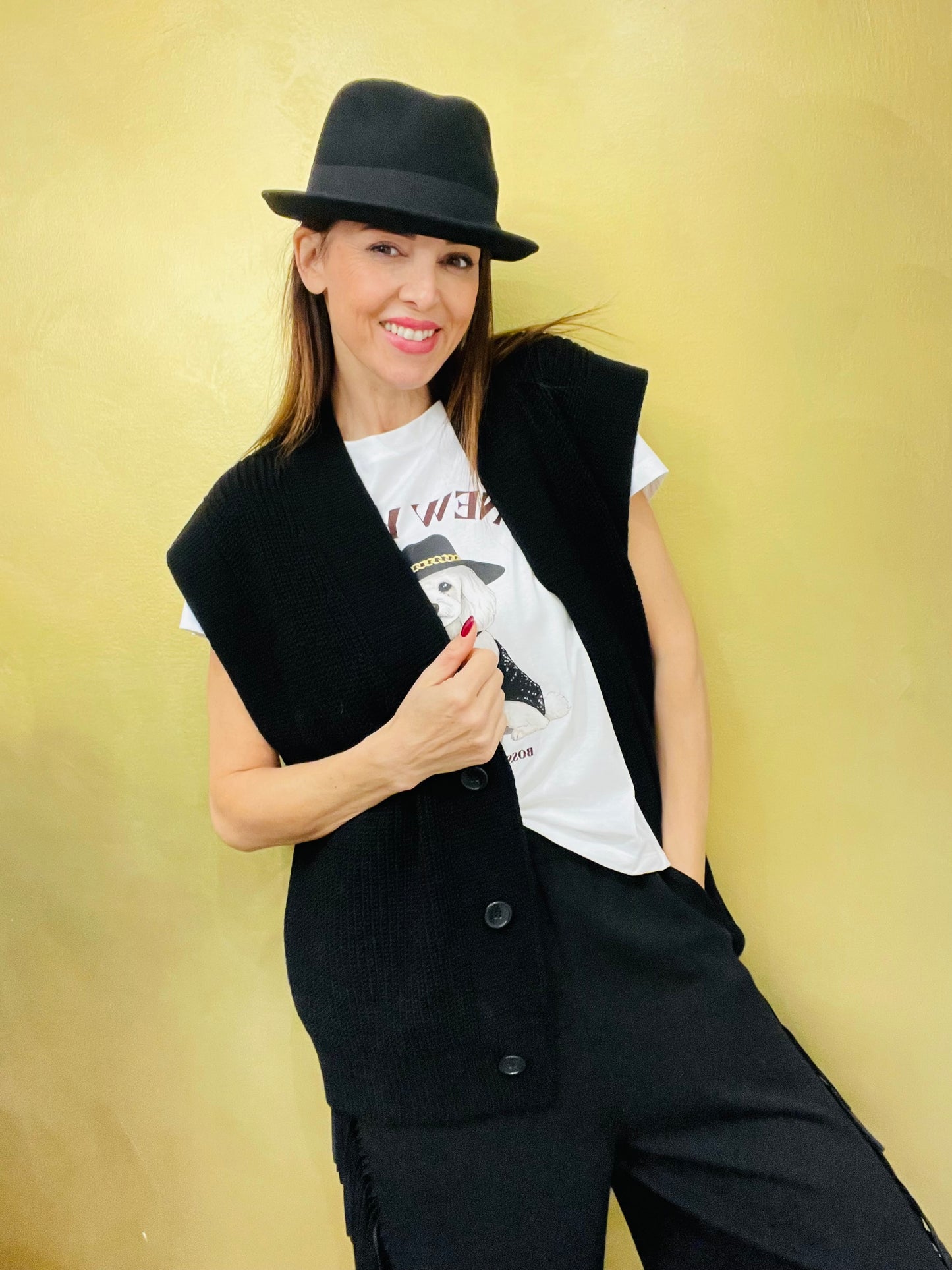GILET IN MAGLIA