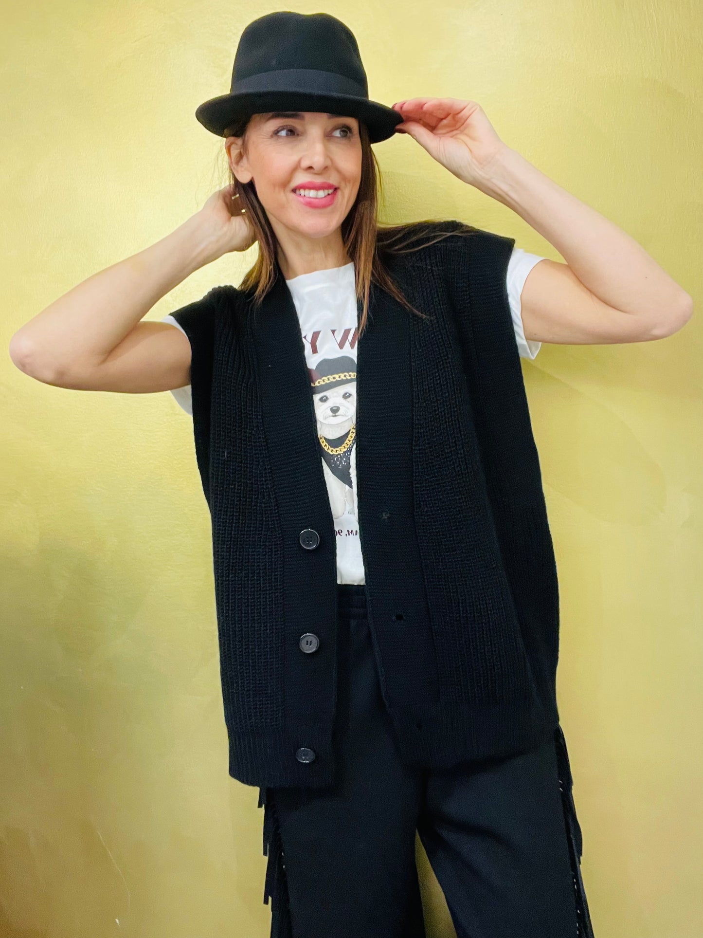 GILET IN MAGLIA