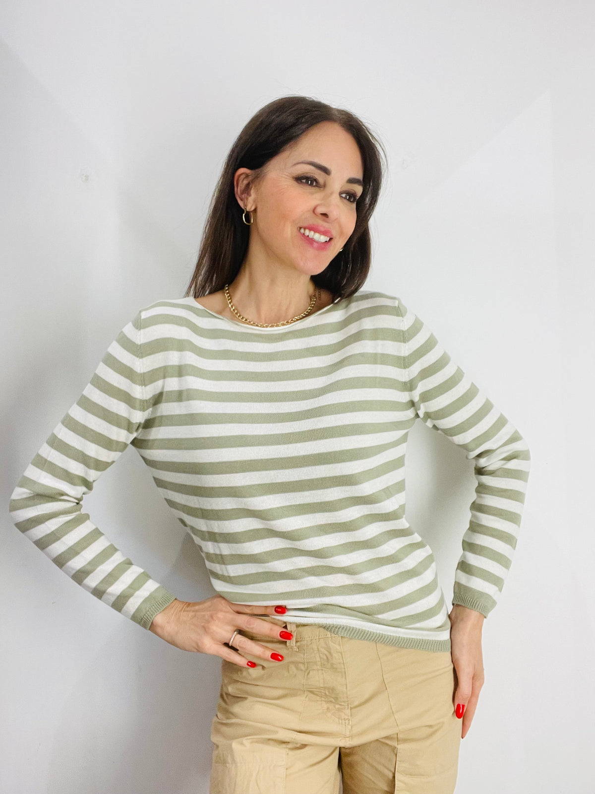 MAGLIA BARCHETTA RIGHE