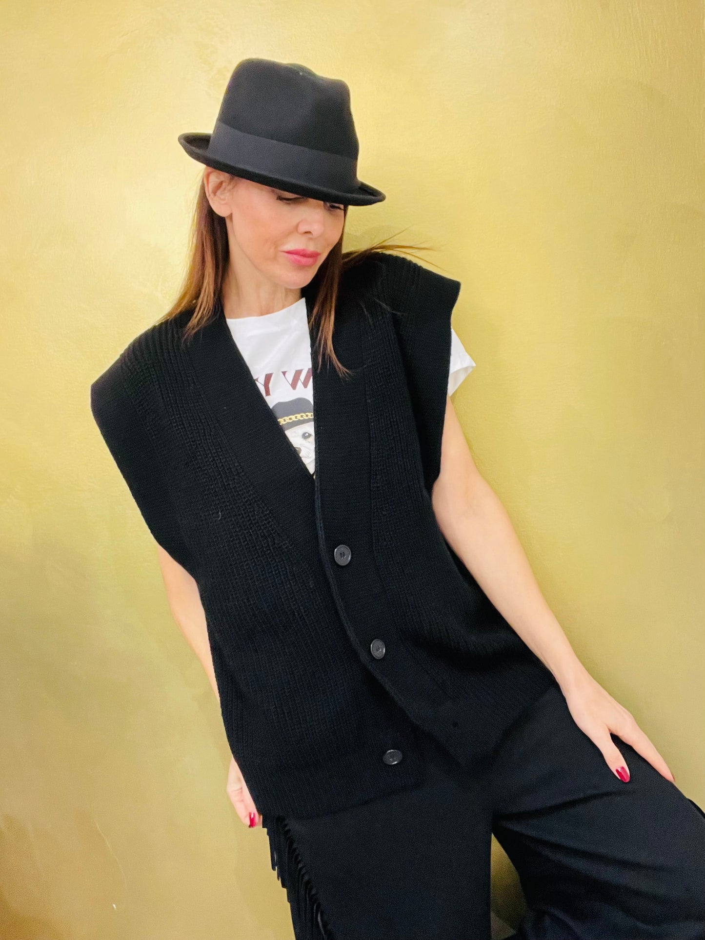 GILET IN MAGLIA