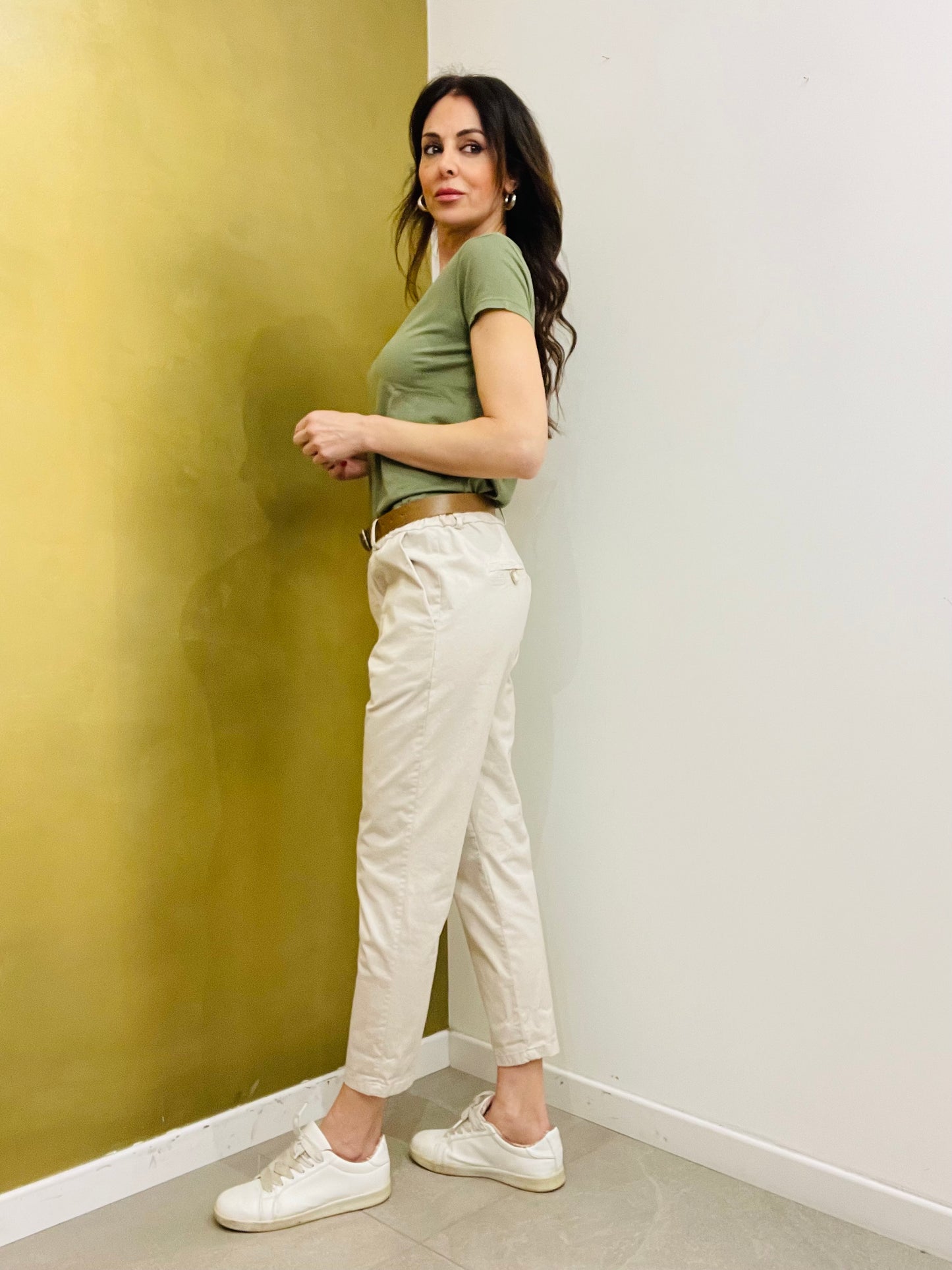 PANTALONE CHINO TENSIONE IN