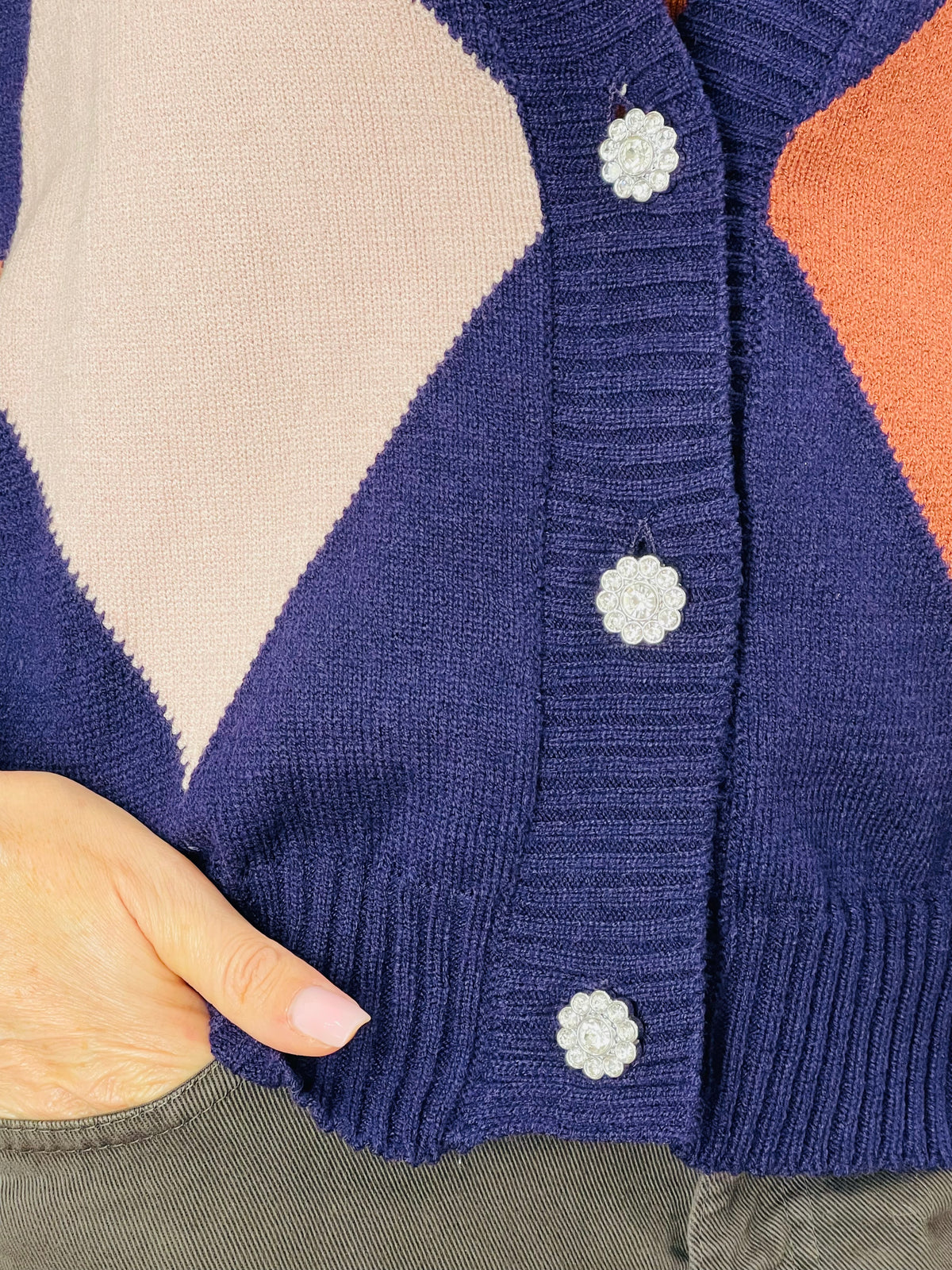 CARDIGAN ROMBI