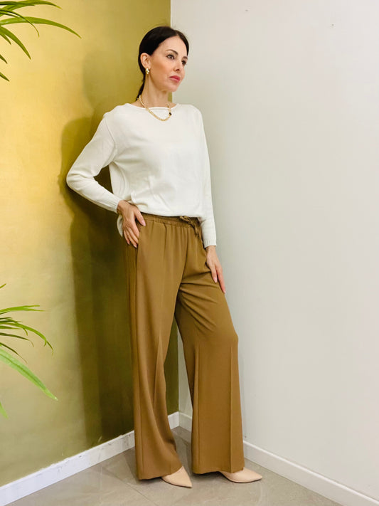 PANTALONE FLUIDO CON COULISSE