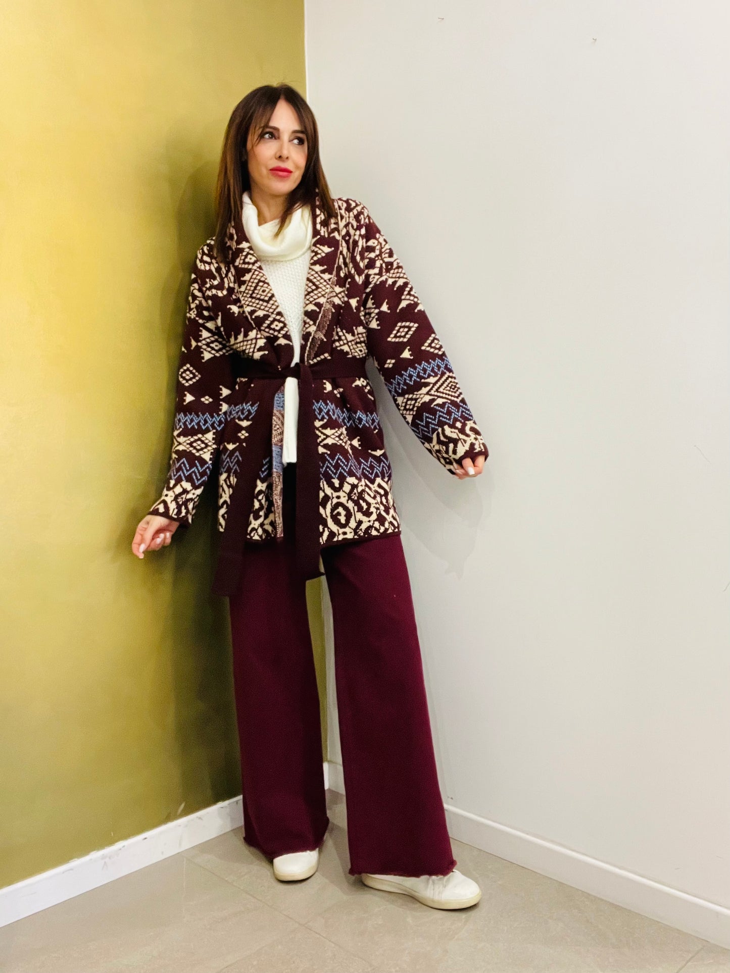 CARDIGAN LUNGO FANTASIA
