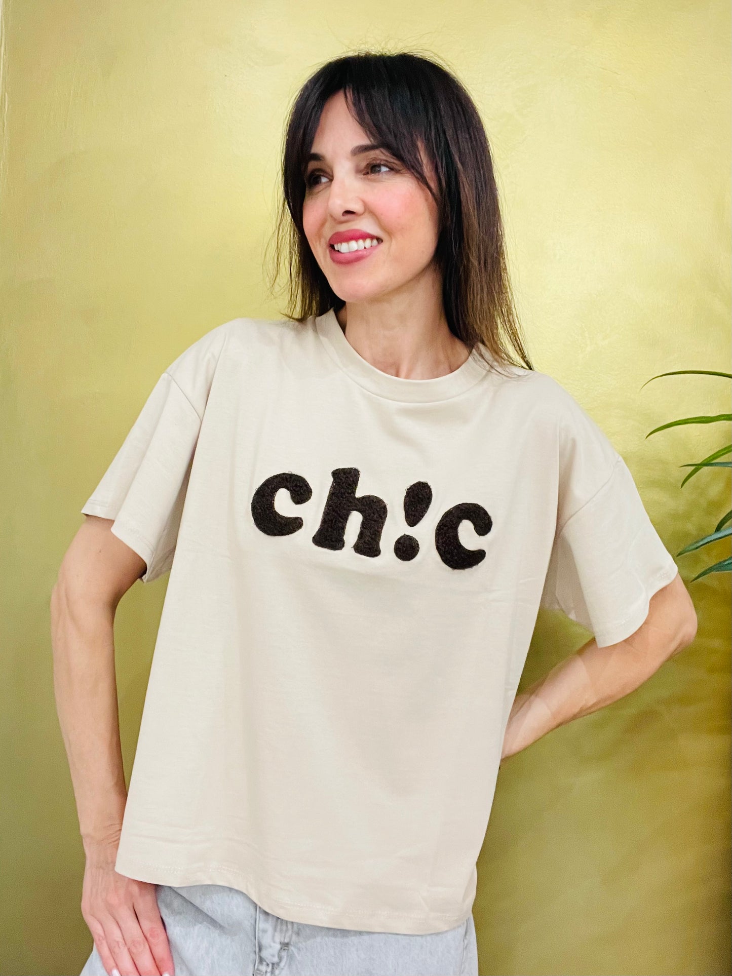 T-SHIRT STAMPA CHIC