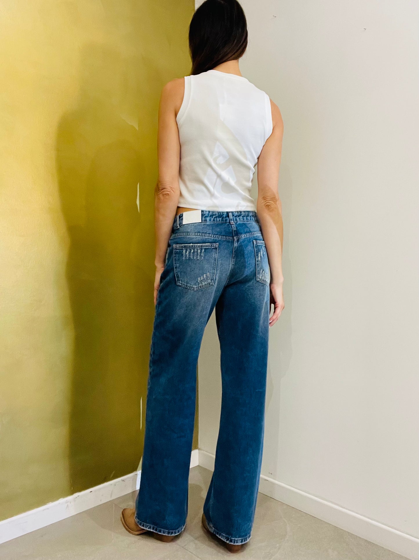 JEANS BOYFRIEND BLU