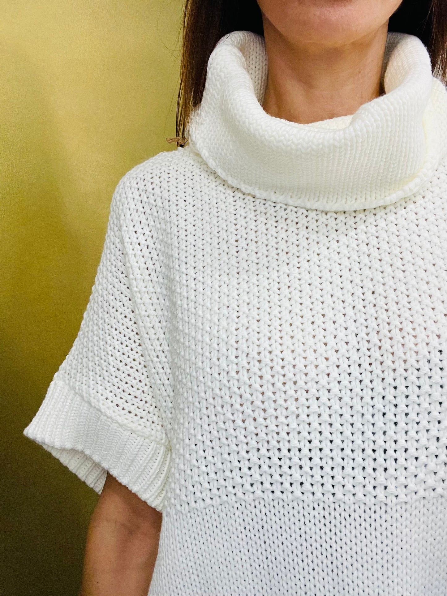MAGLIA OVER COLLO AD ANELLO