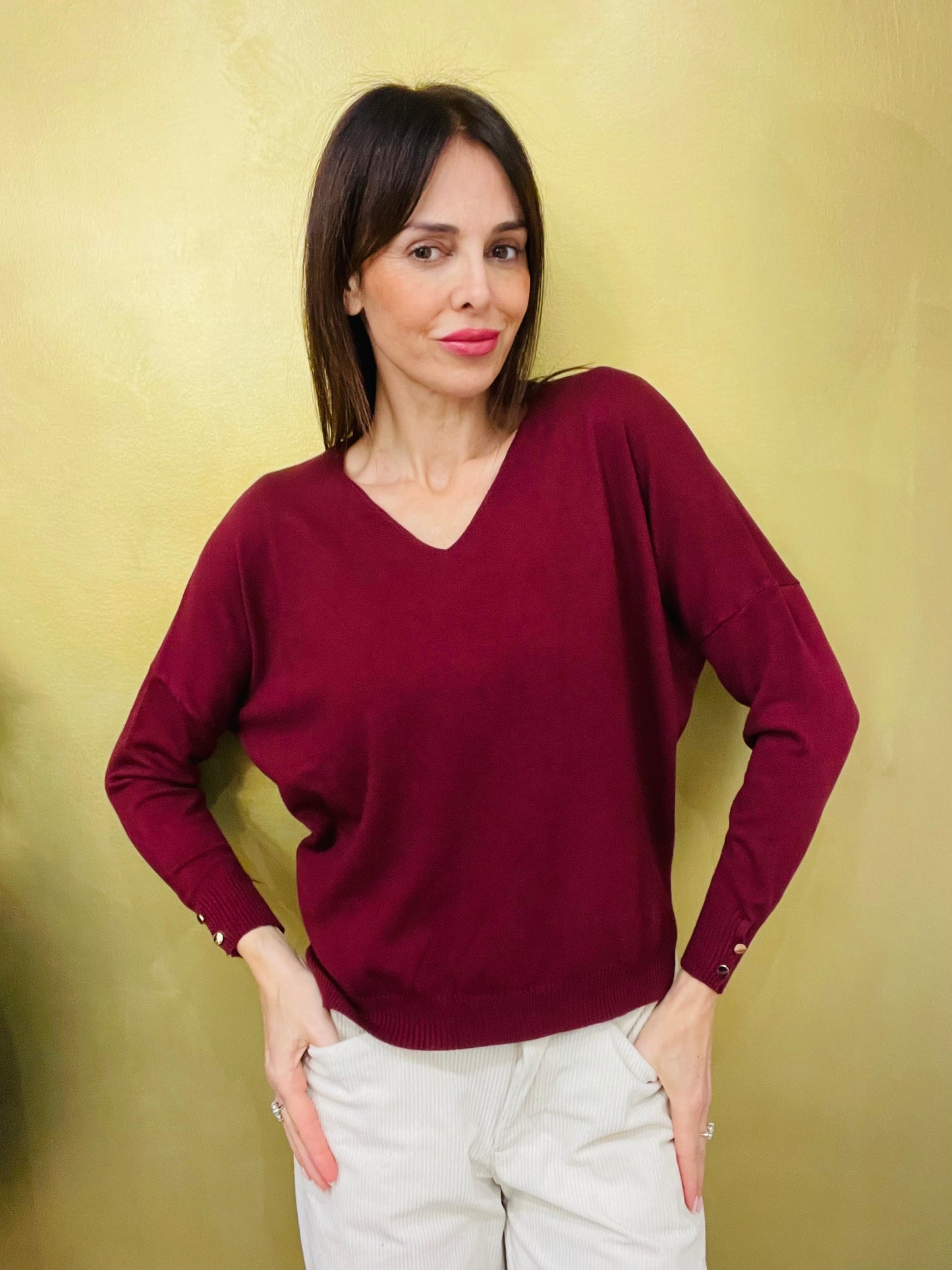 MAGLIA SCOLLO V YOU DECIDE