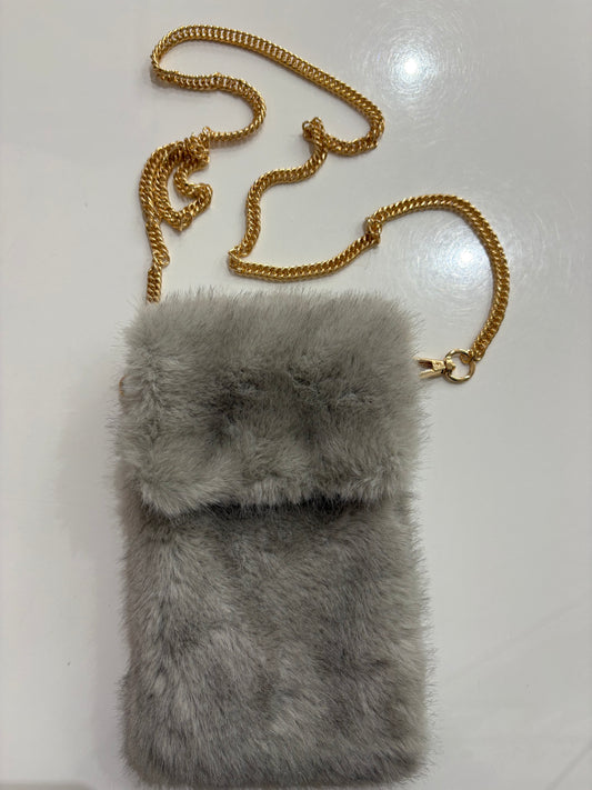 PORTACELLULARE ECO PELLICCIA