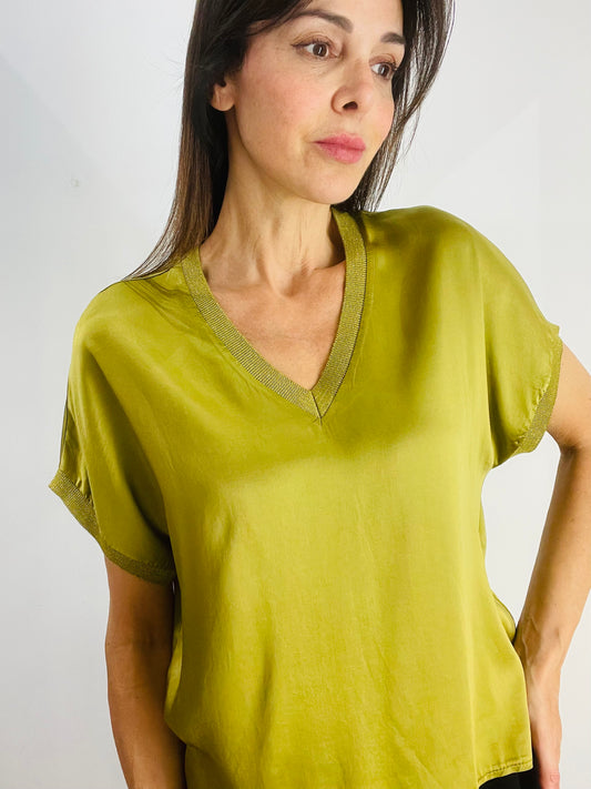 MAGLIA A V LUREX
