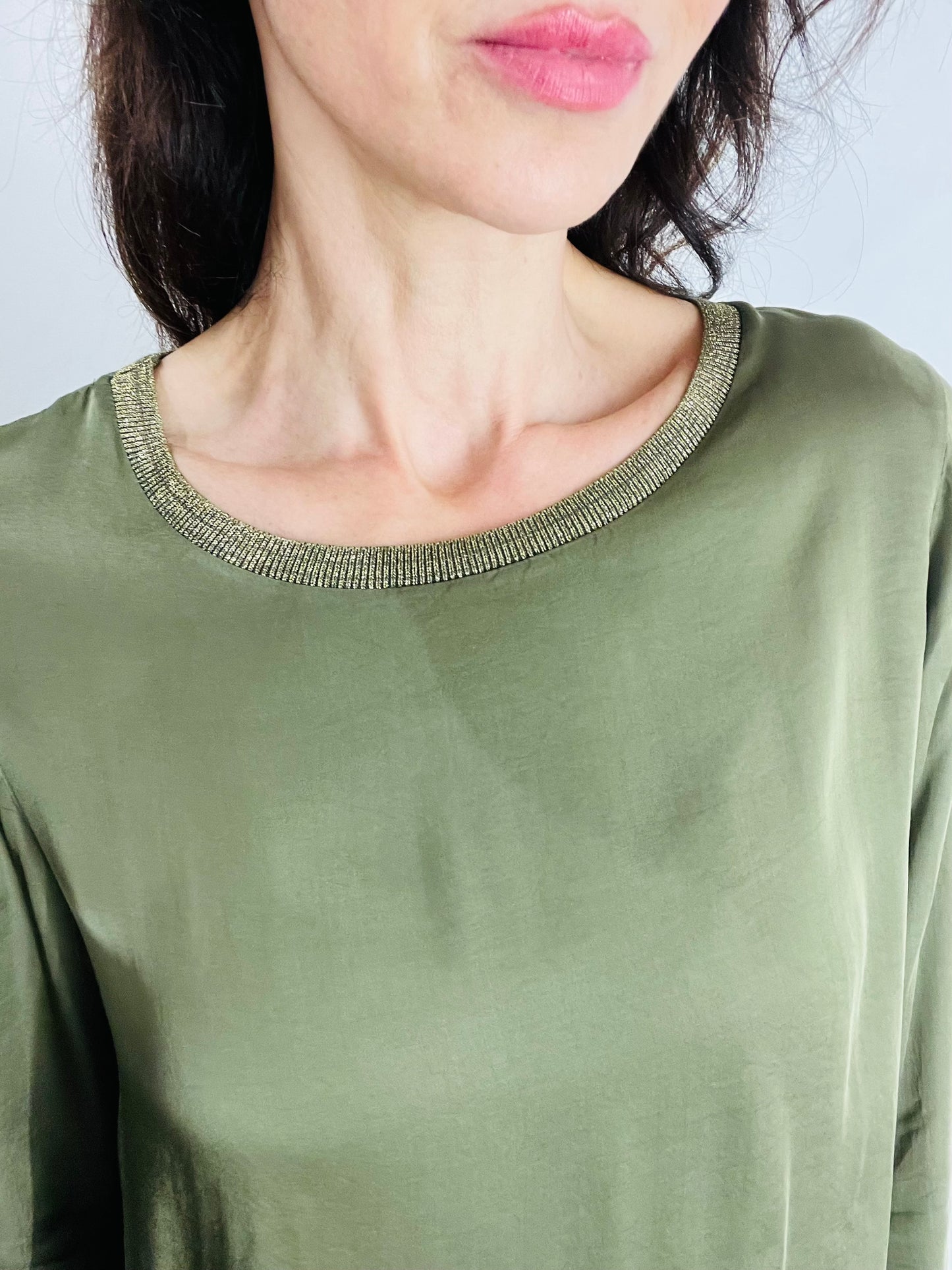 BLUSA SCOLLO LUREX