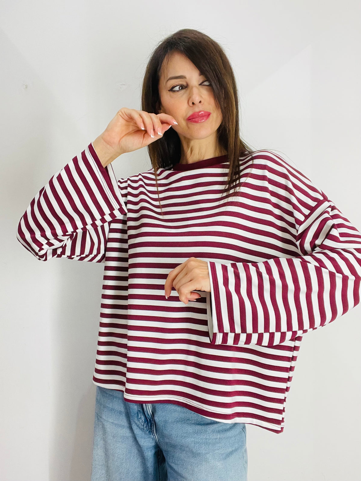MAGLIA OVER RIGHE