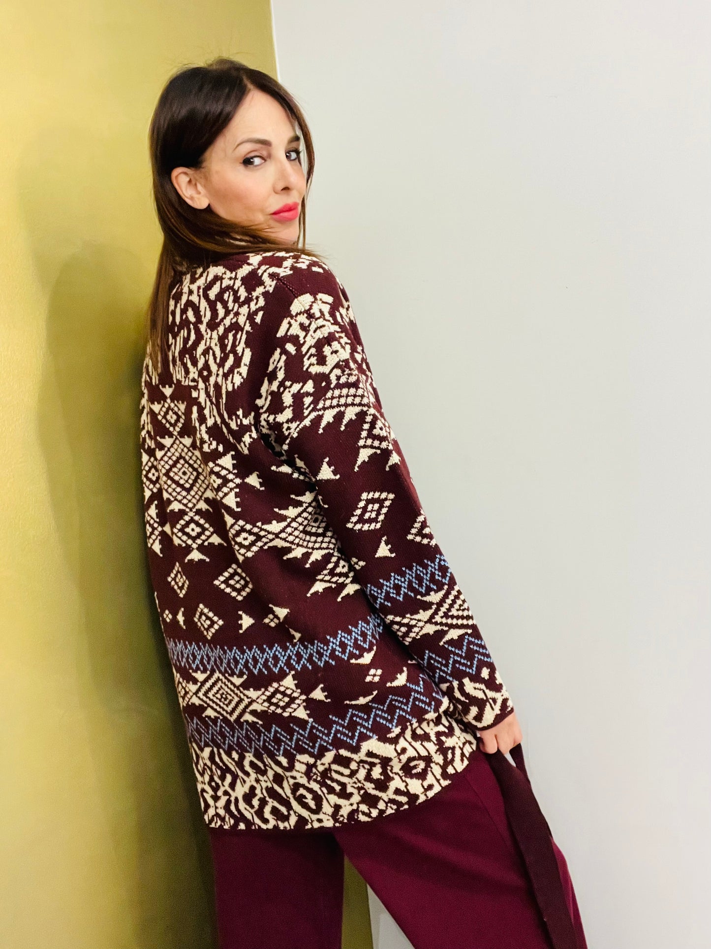 CARDIGAN LUNGO FANTASIA