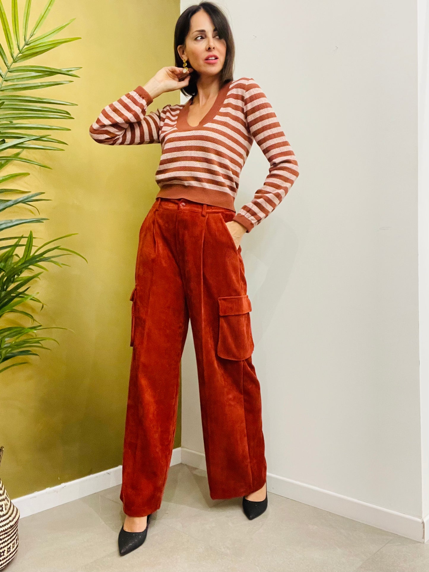 PANTALONE CARGO VELLUTINO SUSYMIX ELITE