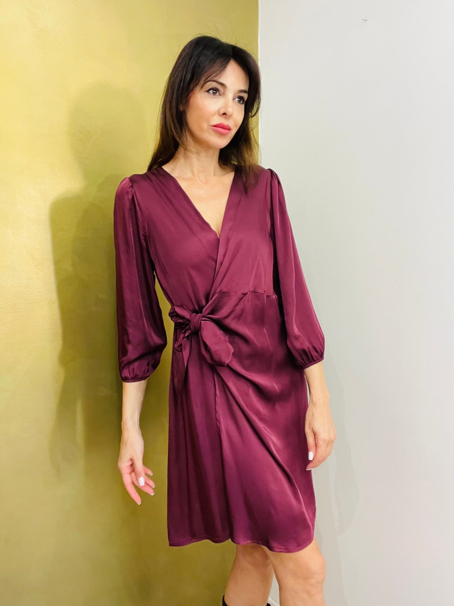 ABITO INCROCIO SATIN