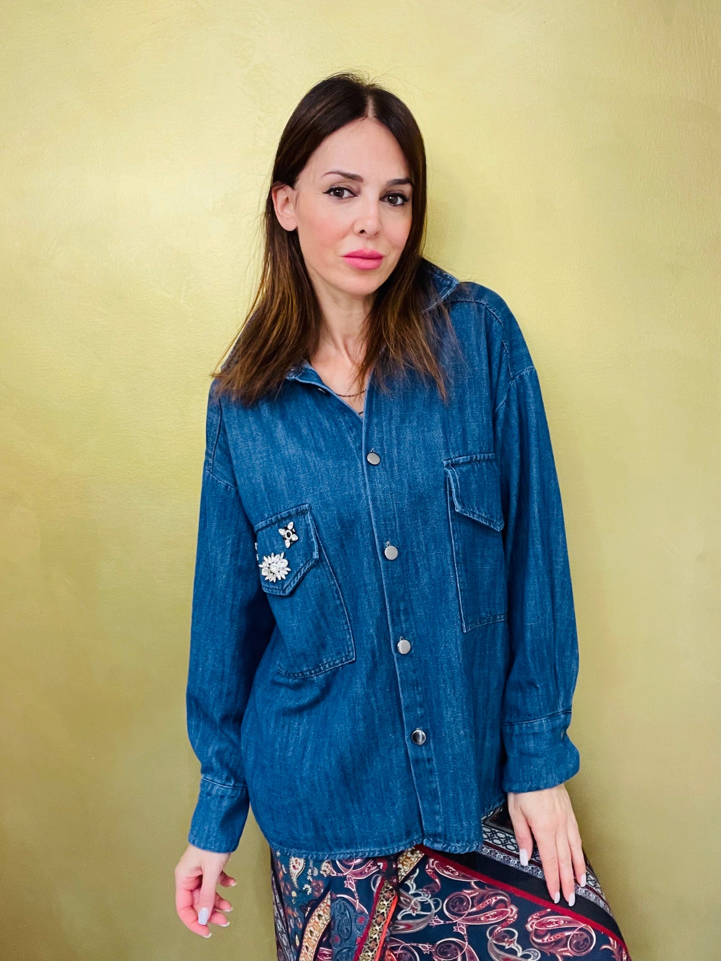 CAMICIA JEANS OVER
