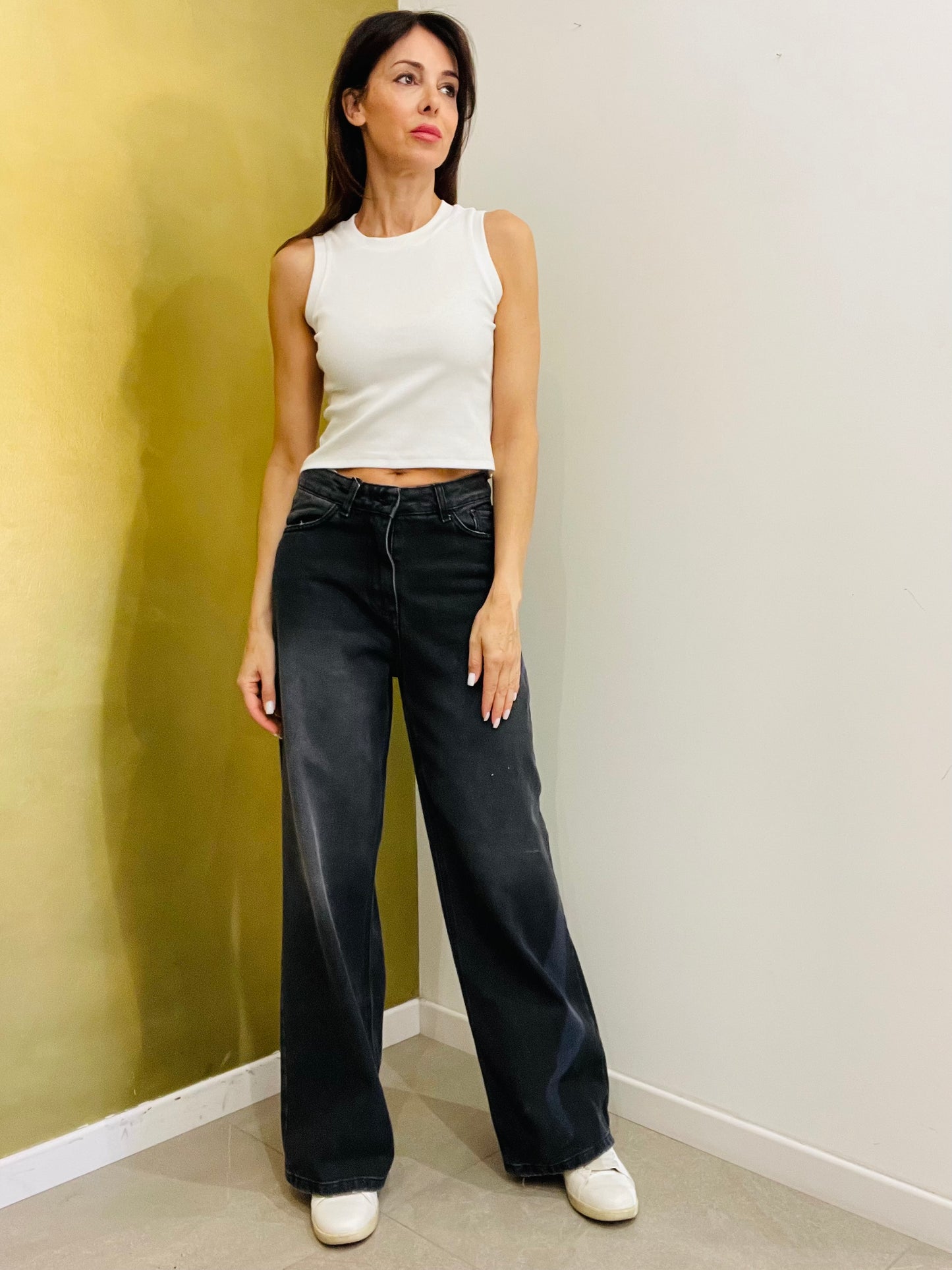 JEANS NERO RELAX FIT