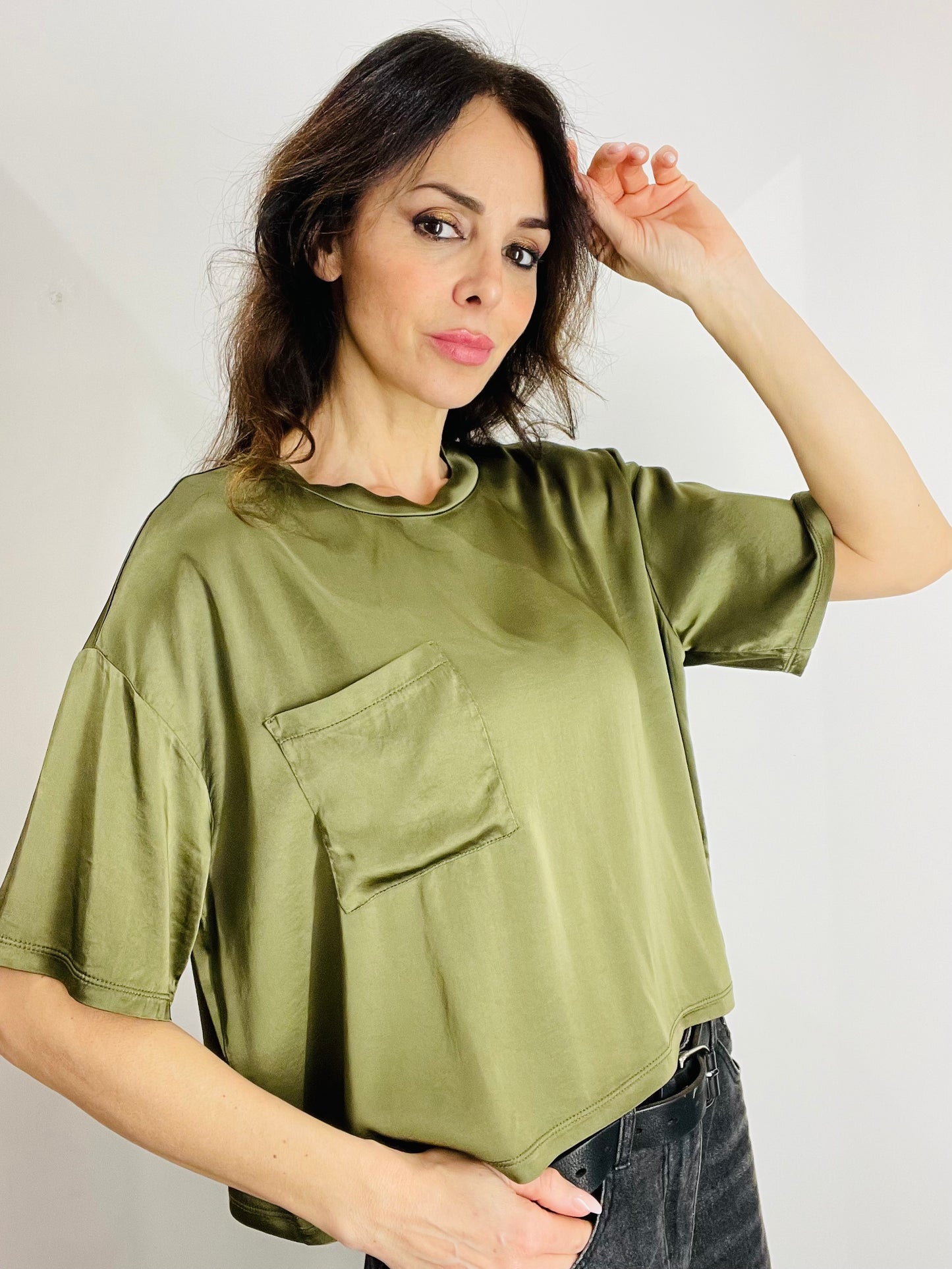 BLUSA CON TASCHINO