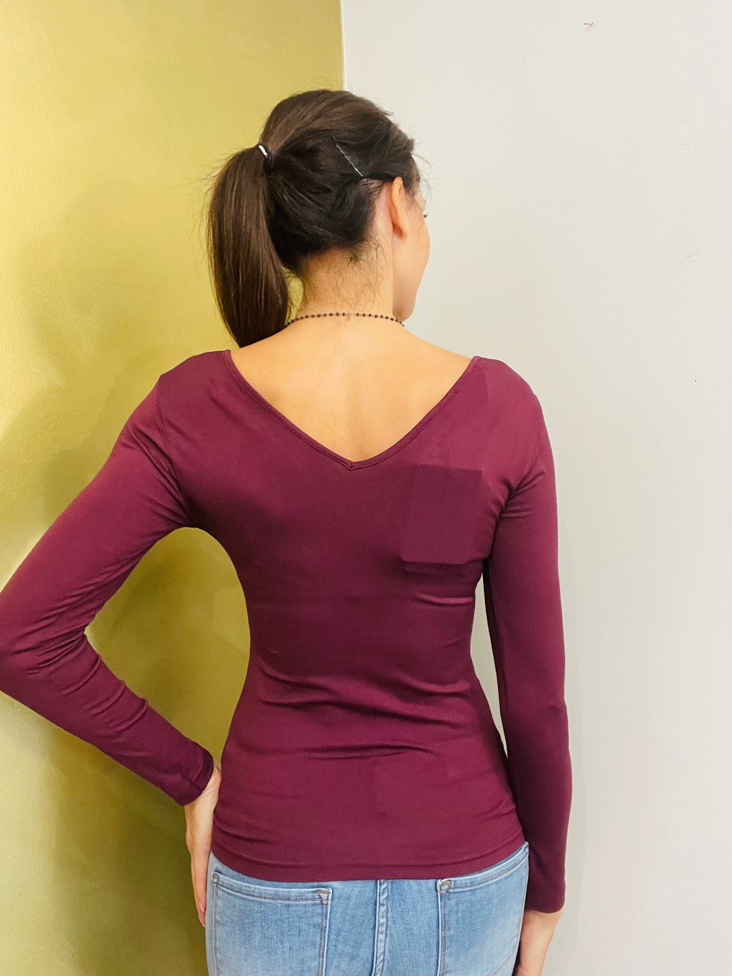 MAGLIA A V DOPPIA
