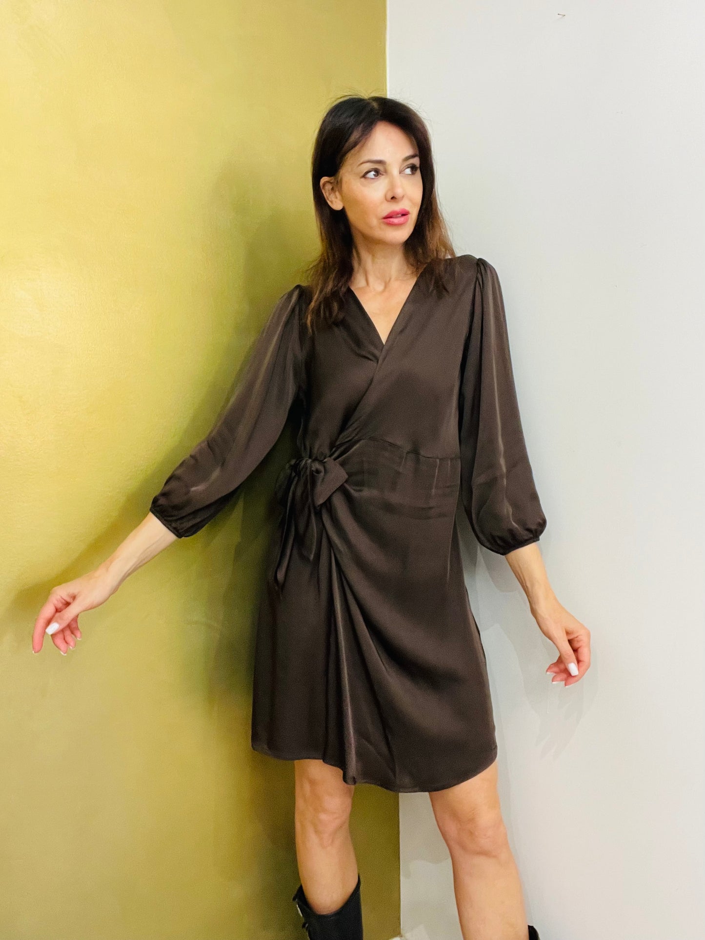 ABITO INCROCIO SATIN