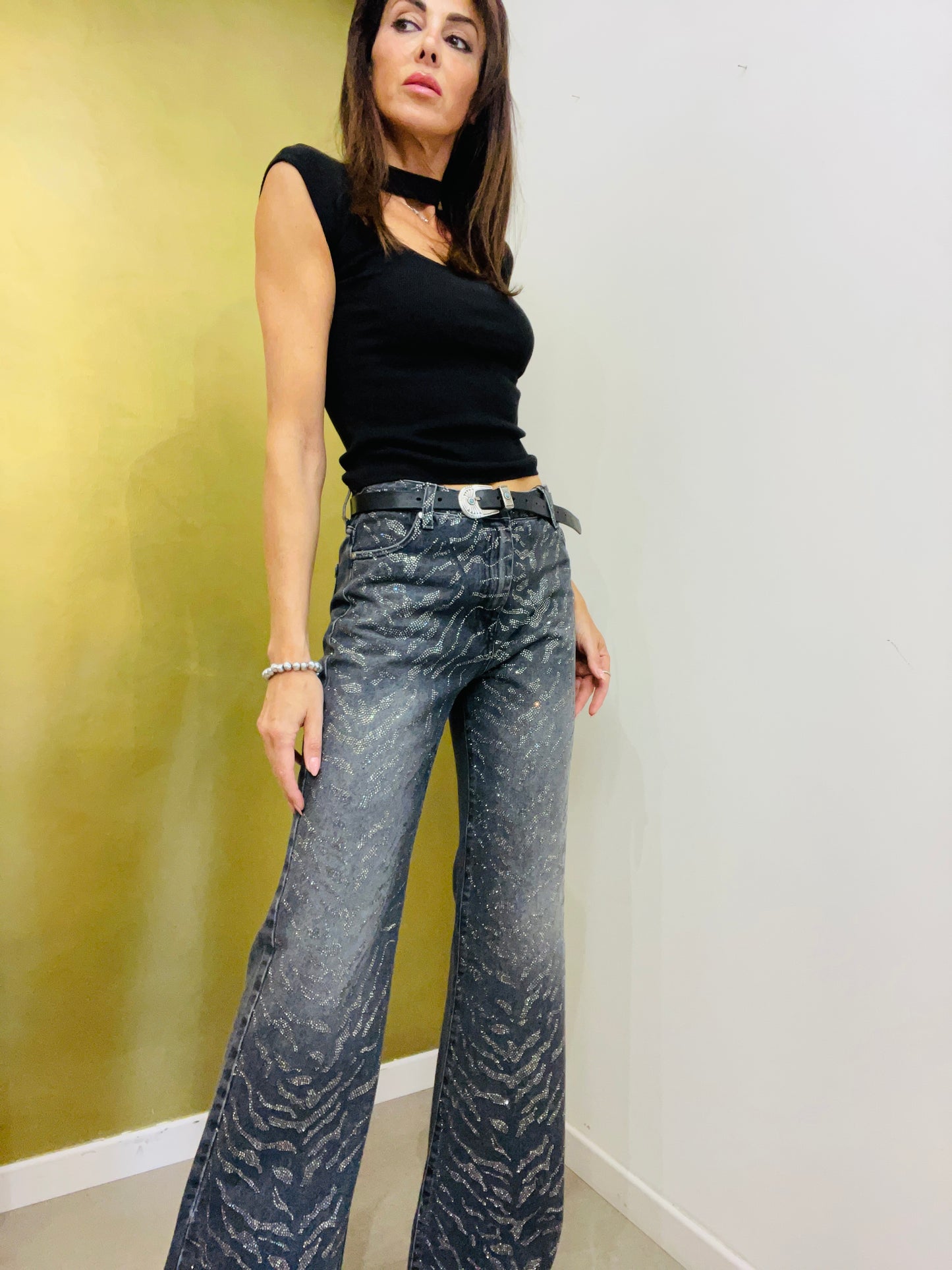JEANS STRASS DIXIE
