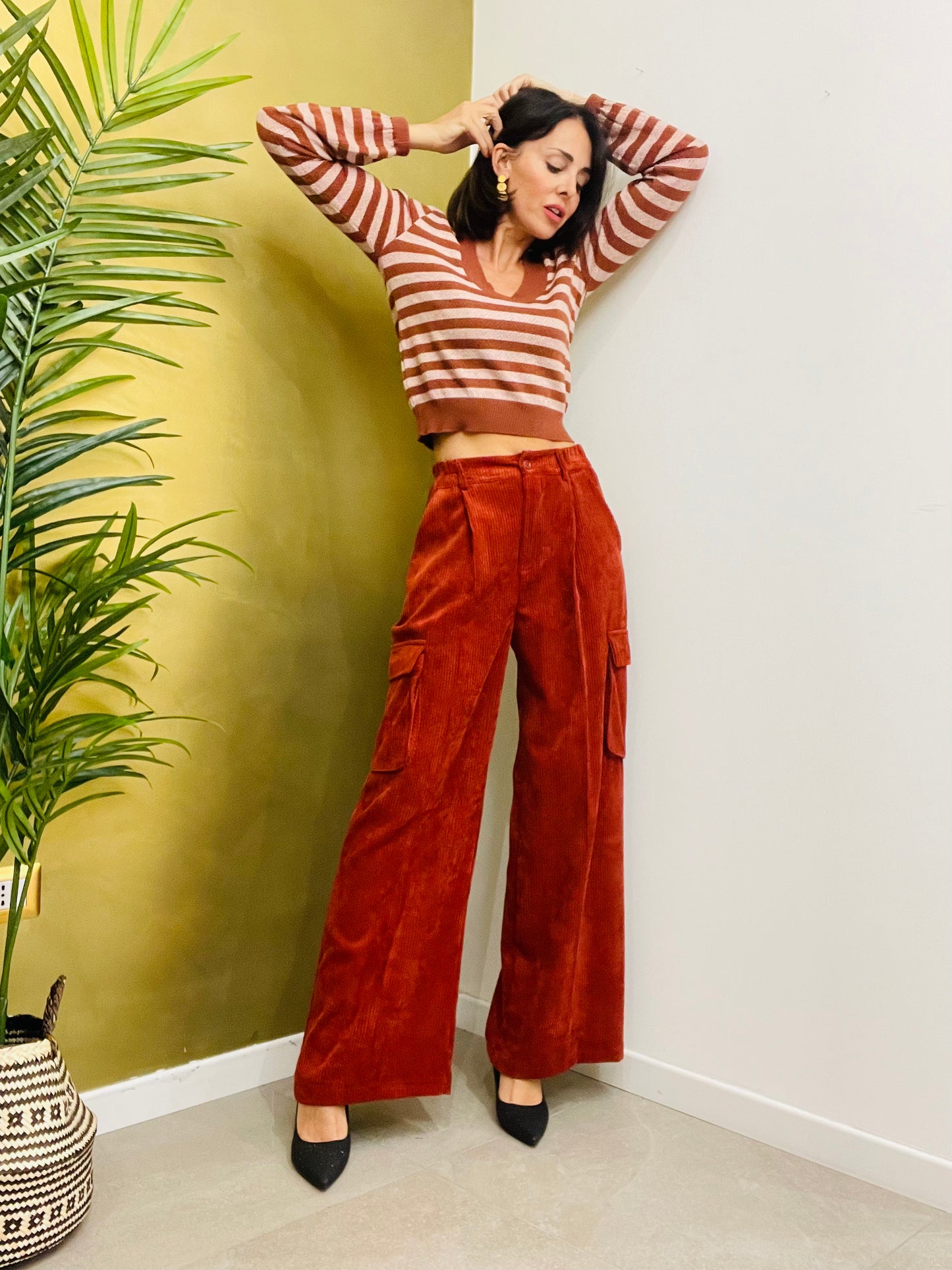 PANTALONE CARGO VELLUTINO SUSYMIX ELITE