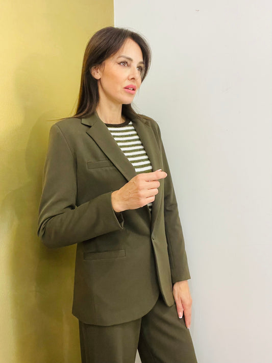 GIACCA BLAZER VERDE MILITARE