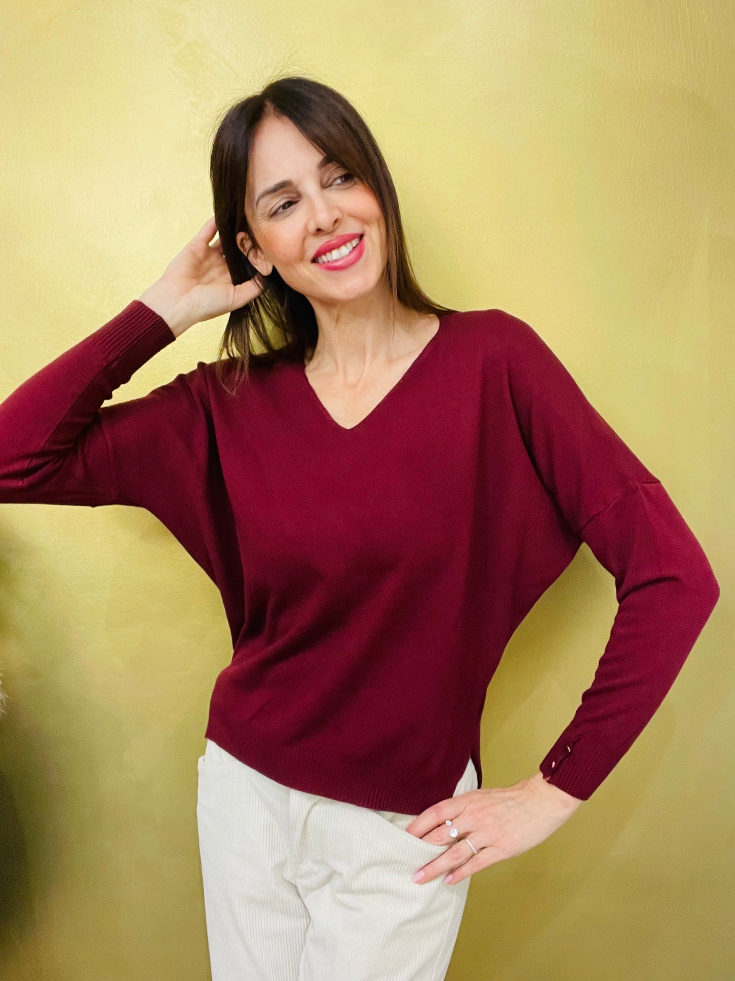 MAGLIA SCOLLO V YOU DECIDE
