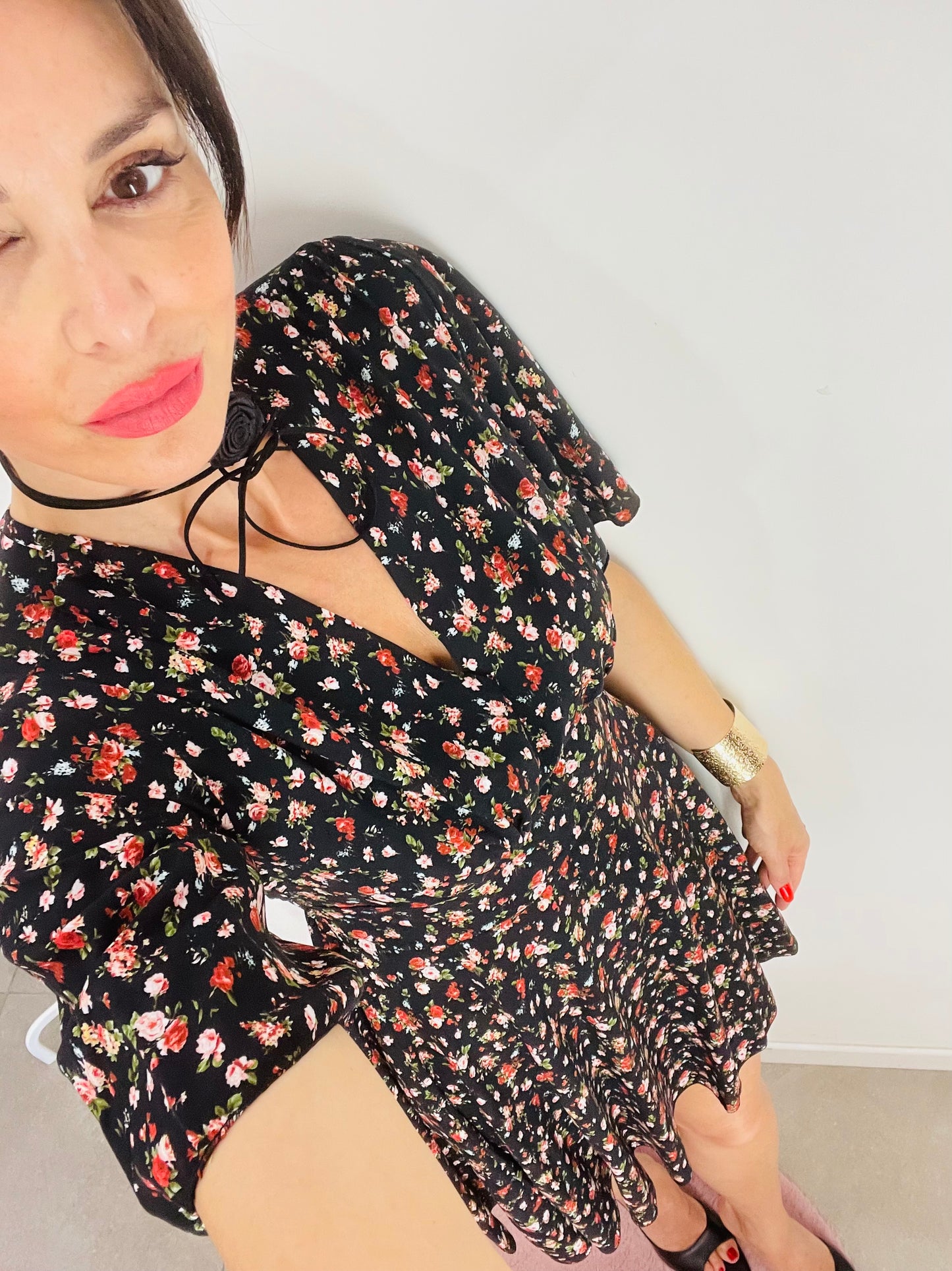 ABITO CORTO FIORI