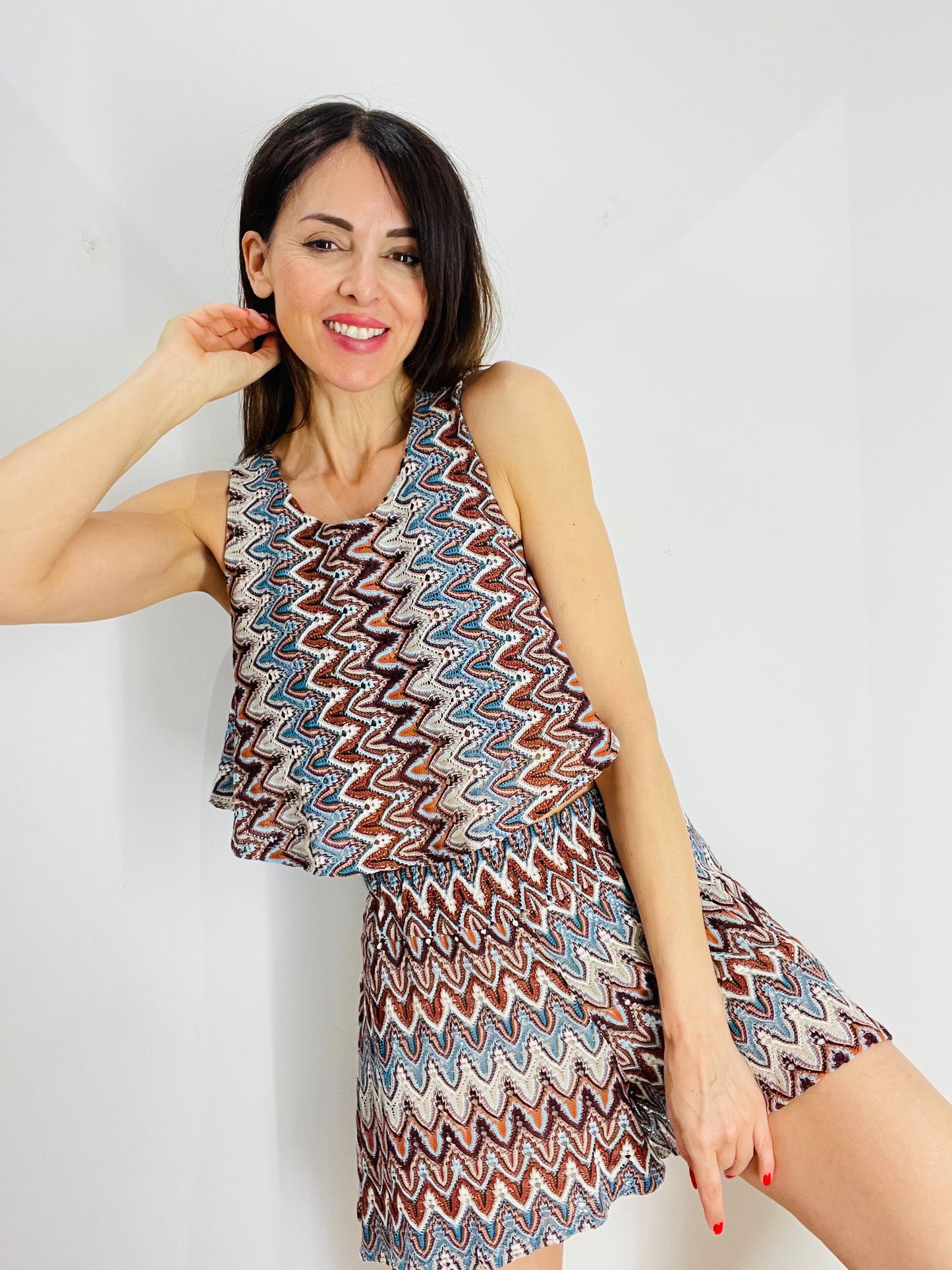 TOP CHEVRON CORTO