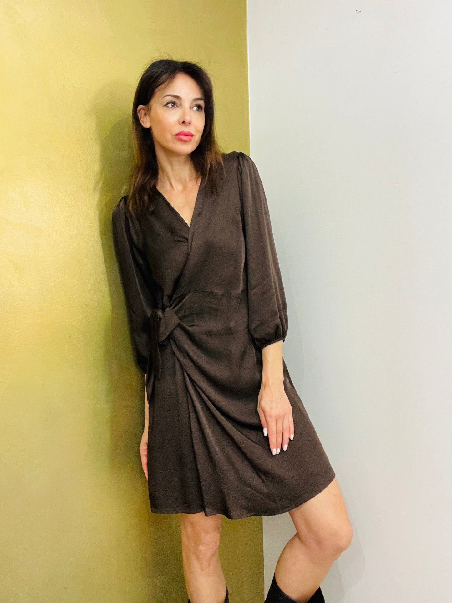 ABITO INCROCIO SATIN