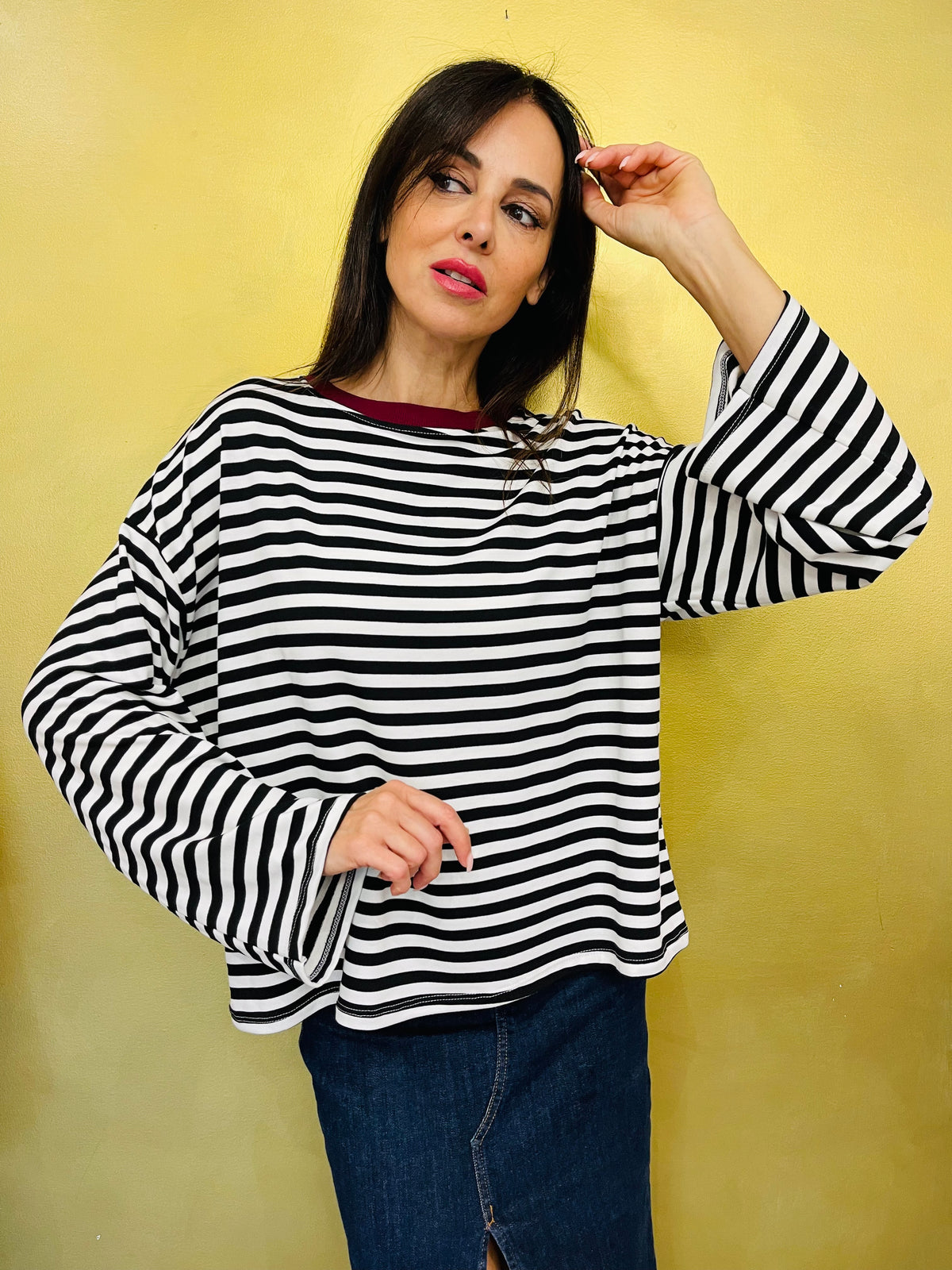 MAGLIA OVER RIGHE
