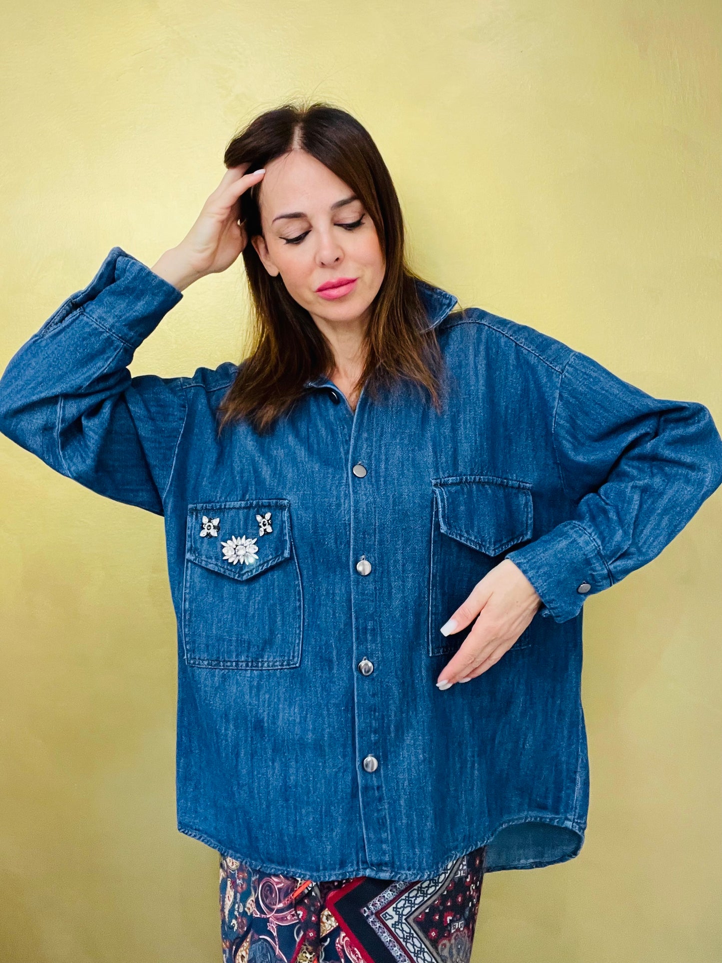 CAMICIA JEANS OVER