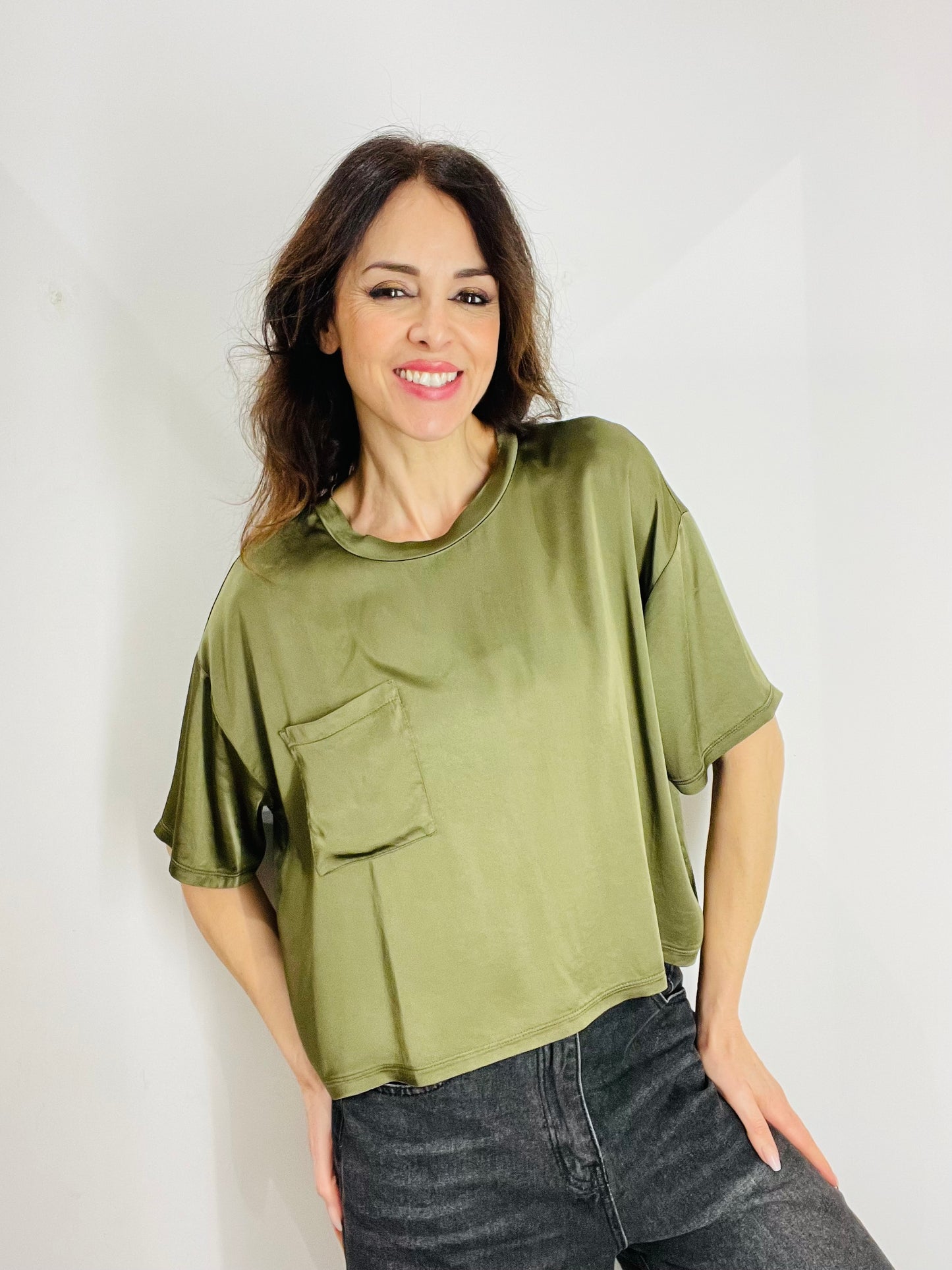 BLUSA CON TASCHINO