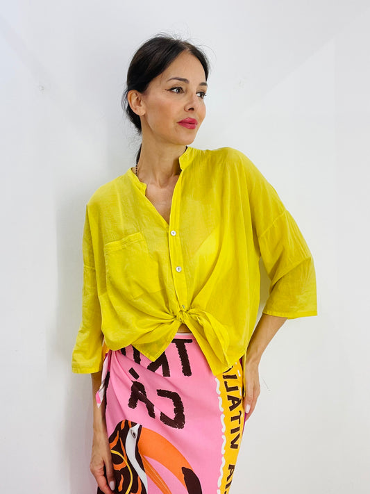CAMICIA MUSSOLA TASCHINO MOTEL