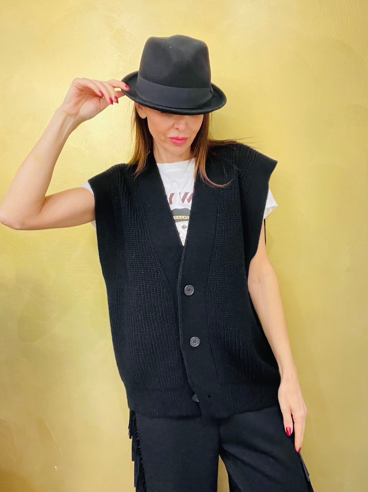 GILET IN MAGLIA