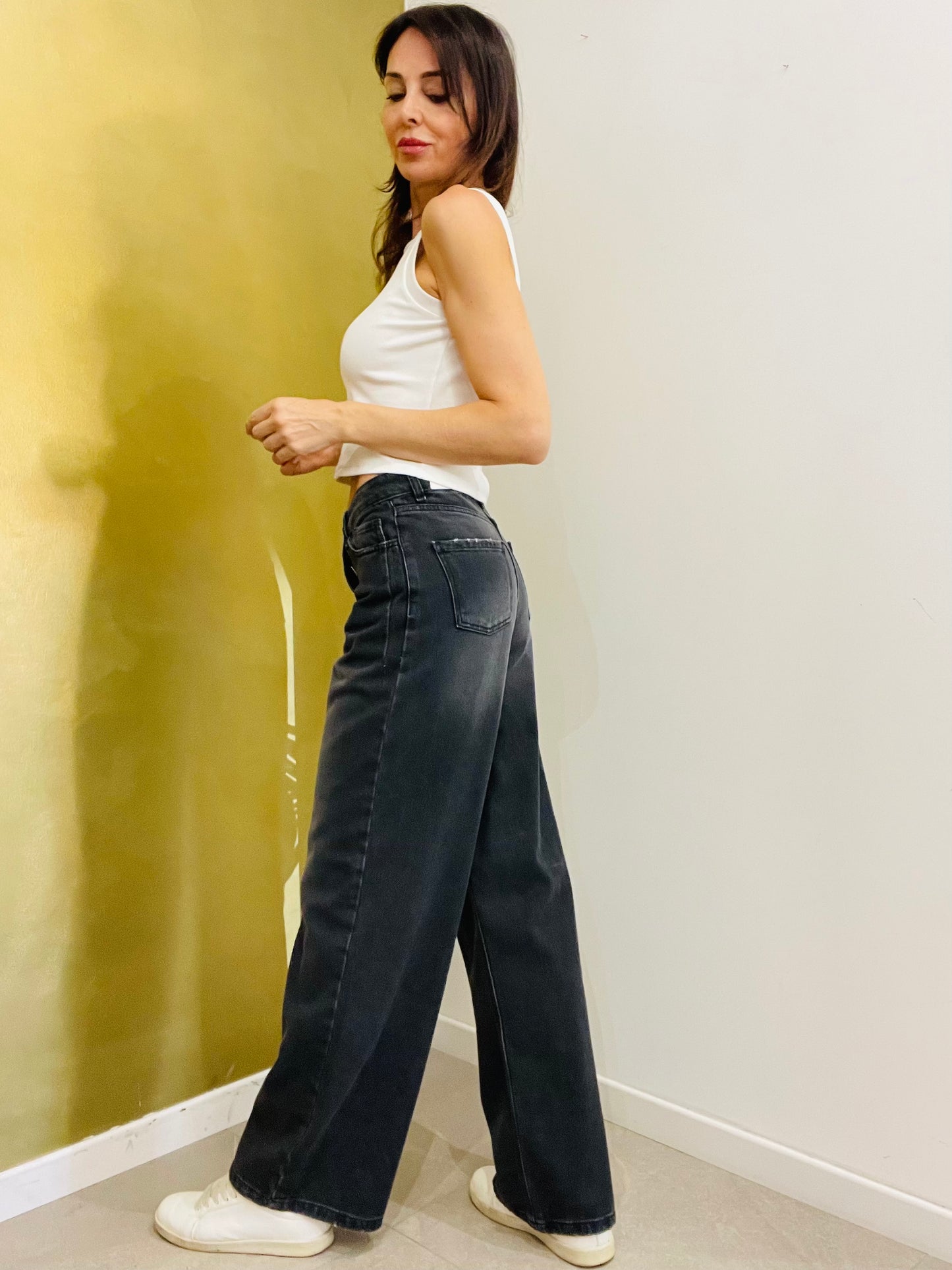 JEANS NERO RELAX FIT