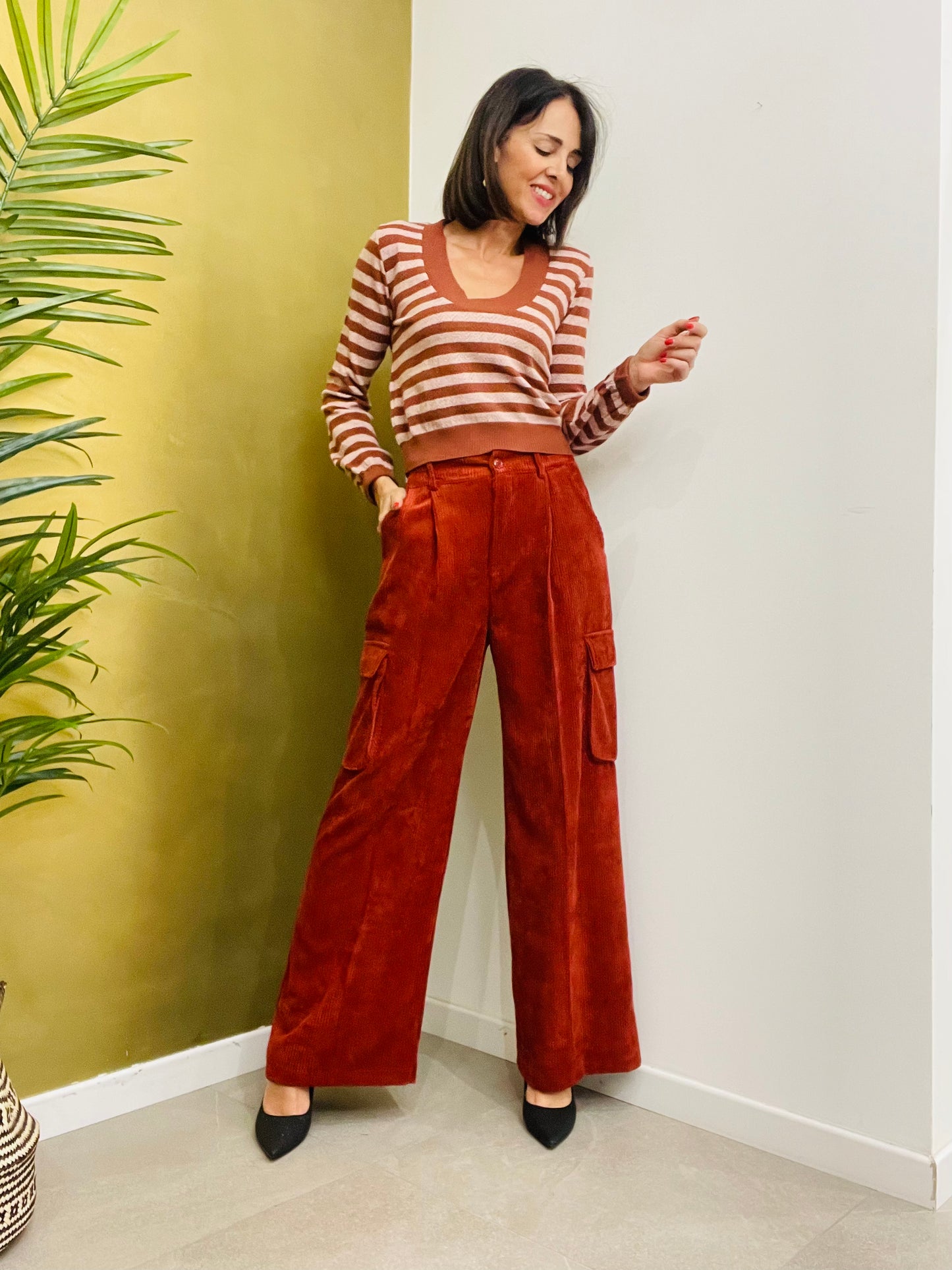 PANTALONE CARGO VELLUTINO SUSYMIX ELITE