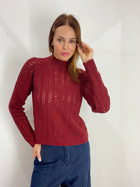 MAGLIA LUPETTO TRAFORATA
