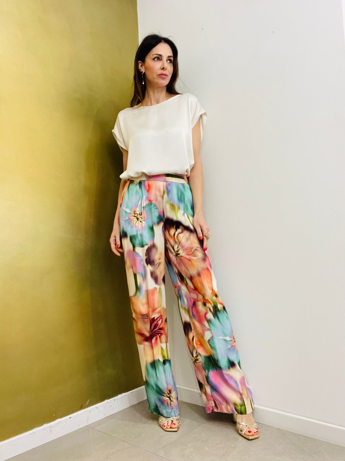 PANTALONE FANTASIA PALAZZO DIXIE
