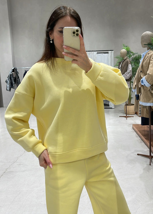 TUTA OVER IN COTONE FELPATO