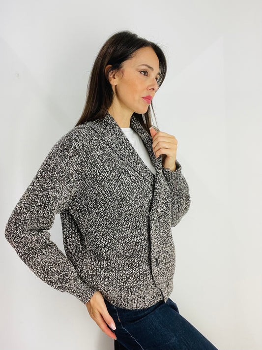 CARDIGAN DOPPIOPETTO IN MAGLIA