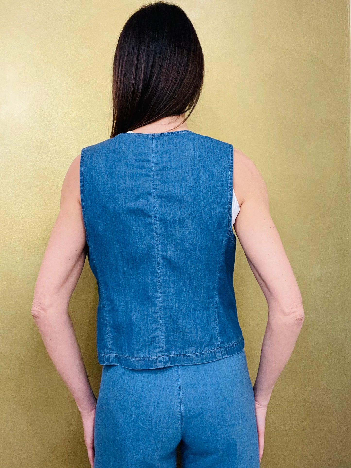 GILET IN JEANS SQUAD