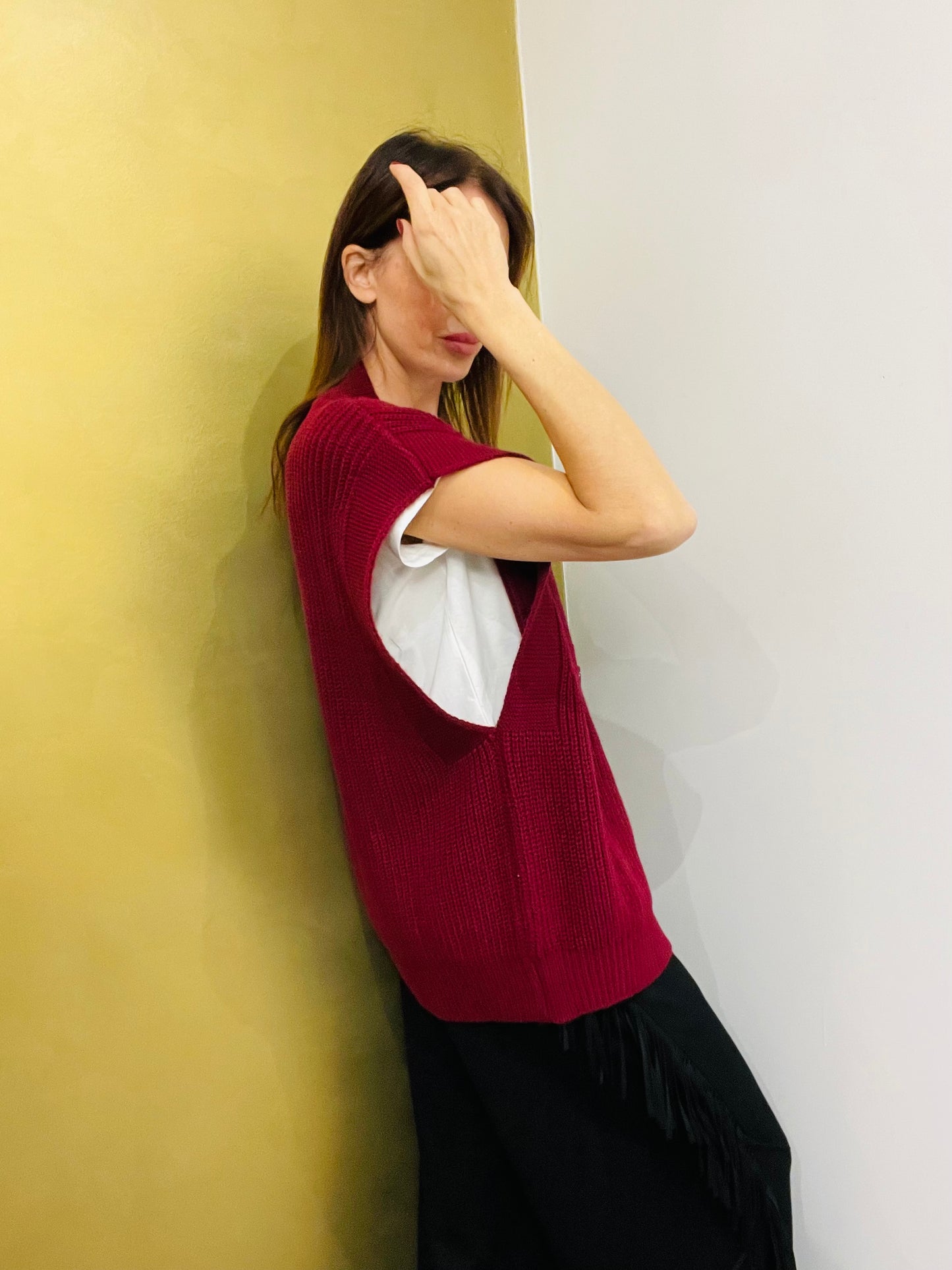 GILET IN MAGLIA