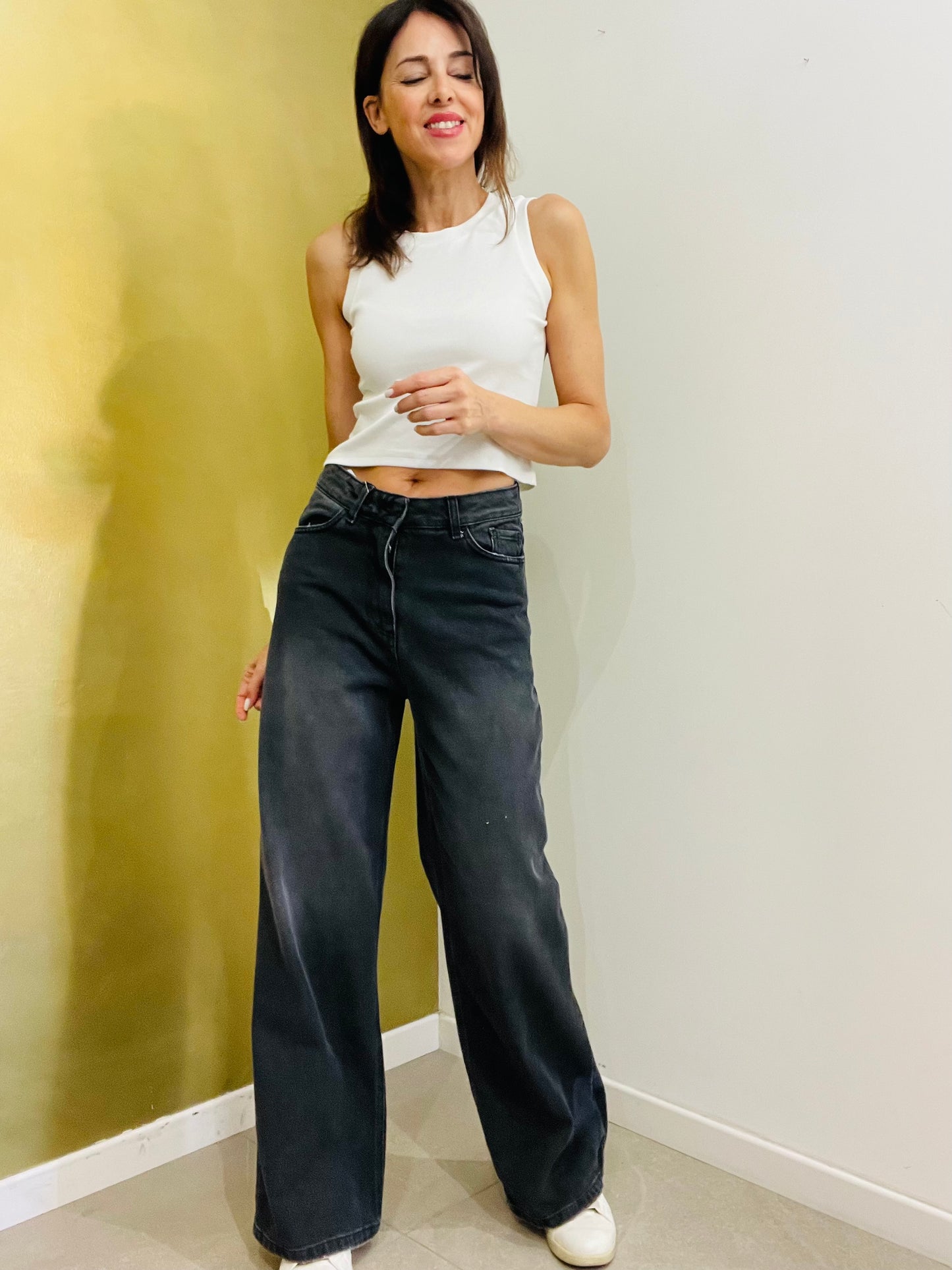 JEANS NERO RELAX FIT