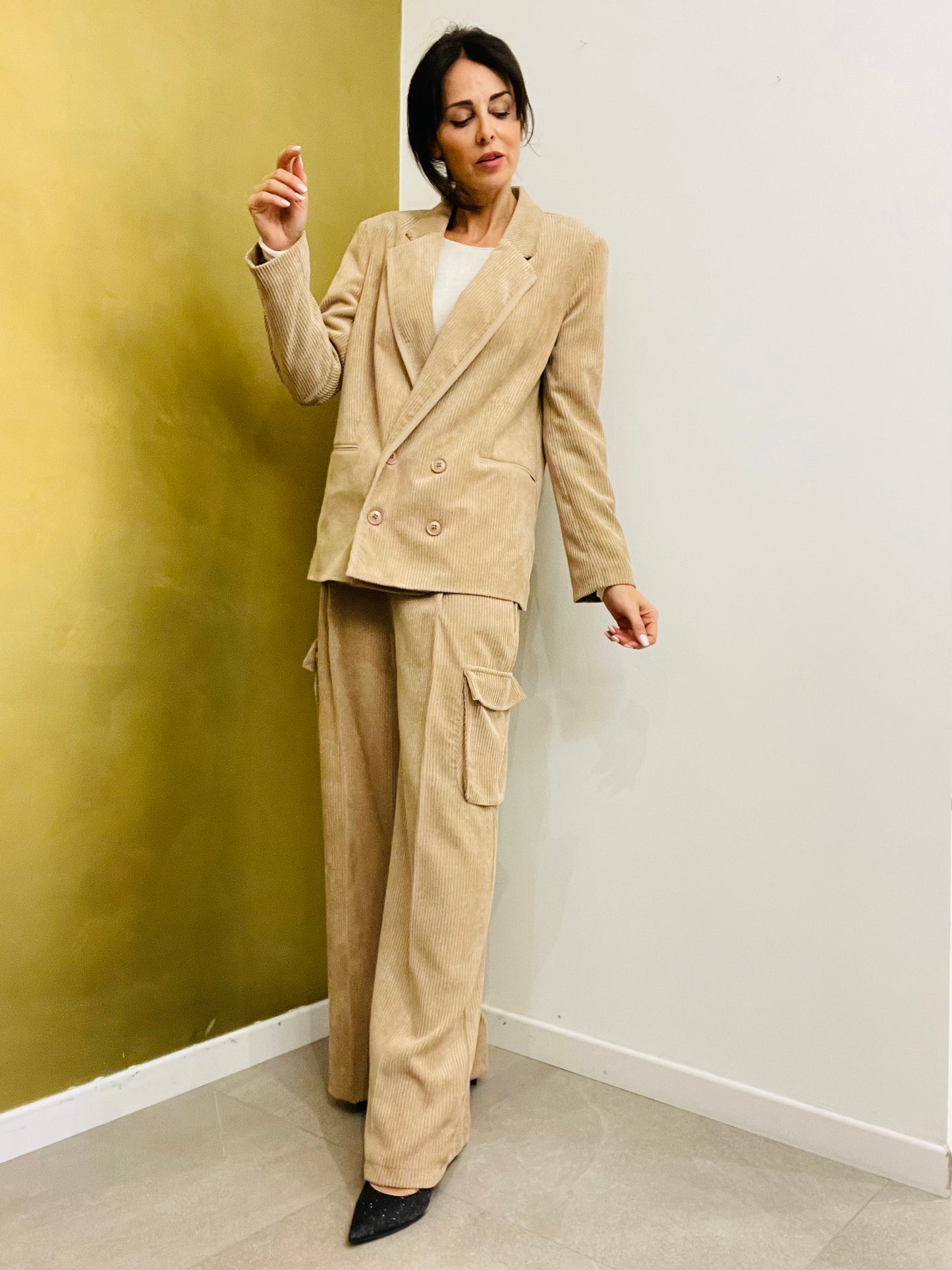 PANTALONE CARGO VELLUTINO SUSYMIX ELITE