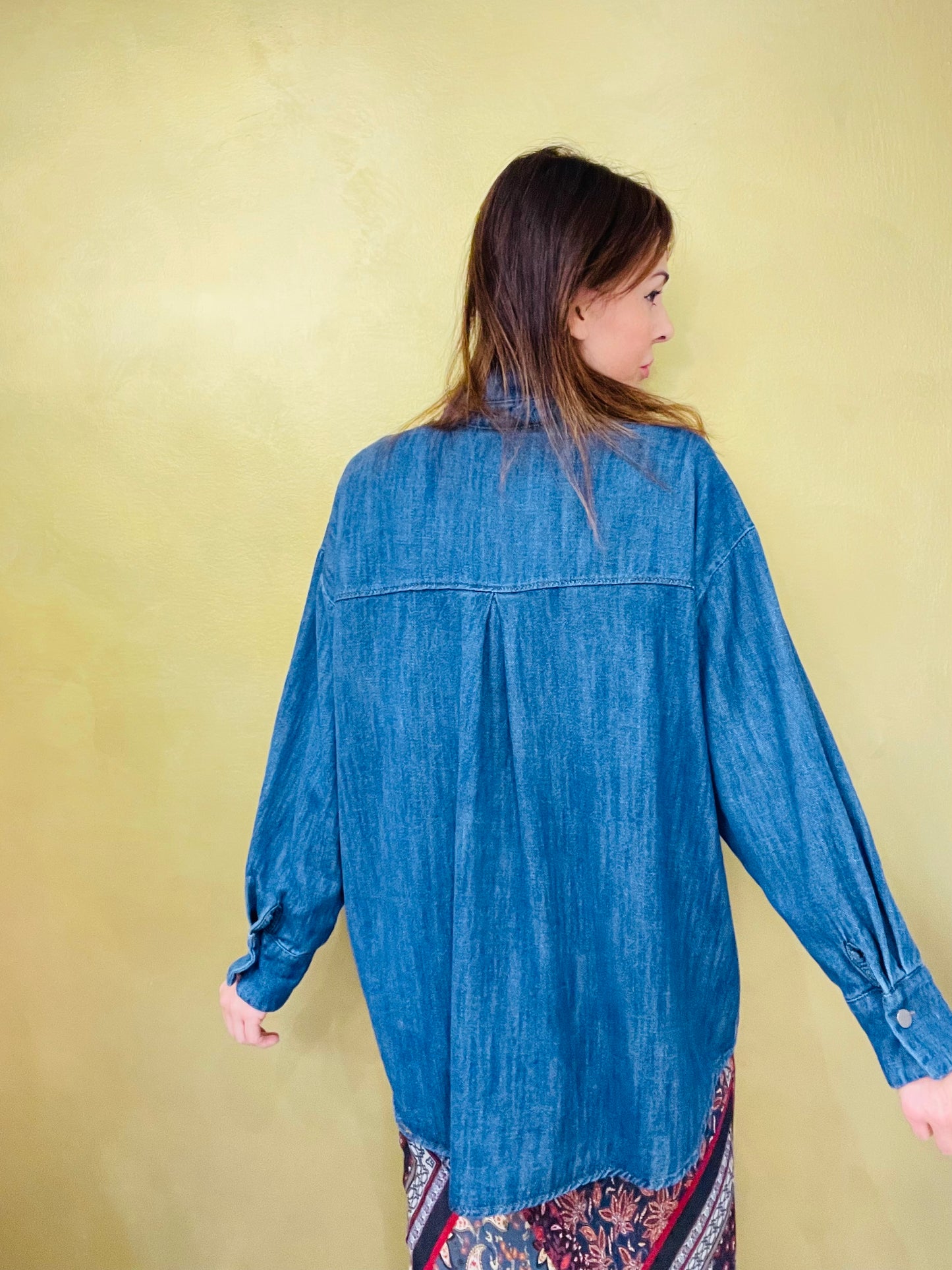 CAMICIA JEANS OVER