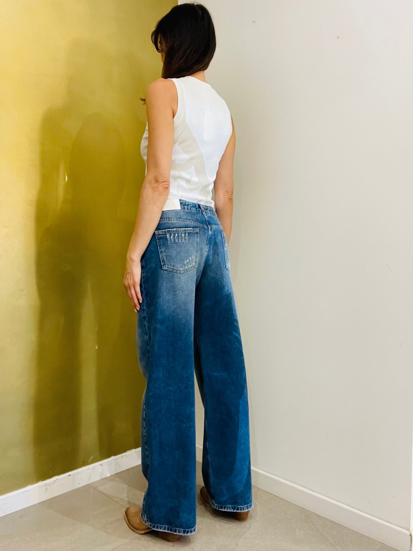 JEANS BOYFRIEND BLU