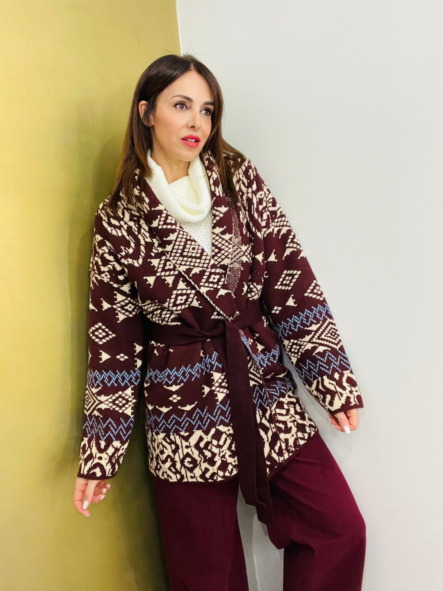 CARDIGAN LUNGO FANTASIA