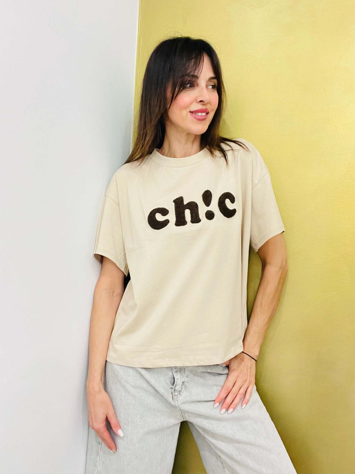T-SHIRT STAMPA CHIC